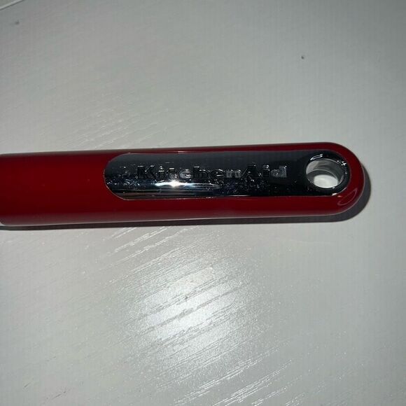 KitchenAid Silicone Mixer Baking Spatula Red 12 Inch Utensil Spreader Mixer - Picture 4 of 6